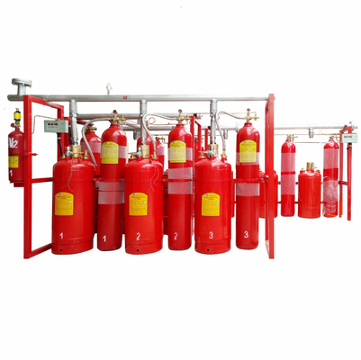 HFC227ea FM200 yangın söndürme sistemi 40L - 180L Heptafluoropropan yangın söndürücü