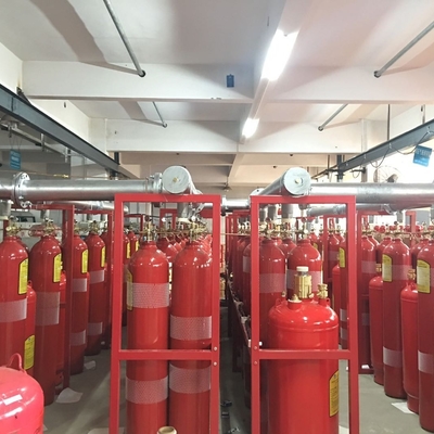 HFC227ea FM200 yangın söndürme sistemi 40L - 180L Heptafluoropropan yangın söndürücü
