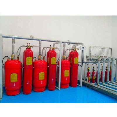 Yüksek Güvenlik FM200 Boru Ağı Sistemi 70L - 180L HFC 227ea Yangın Sünnetme Sistemi