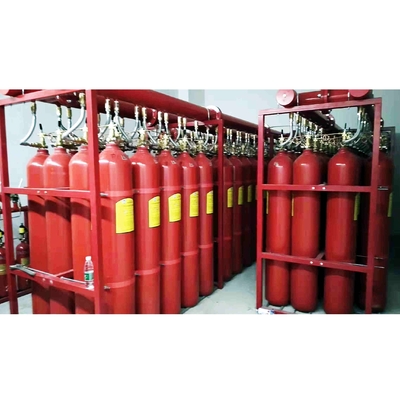 Inert gaz yangın önleme sistemi 100L Kırmızı IG 100 Yangın söndürme sistemi