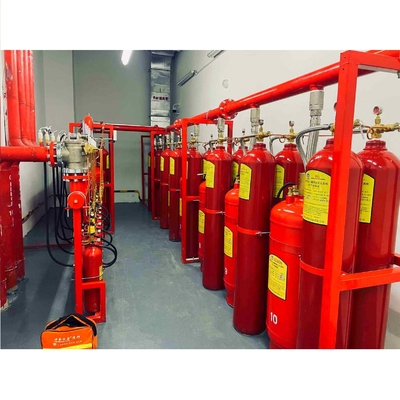 90Ltr FM200 Piston akış sistemi Yangın söndürme ekipmanı Elektrikli el ile çalıştırma modu