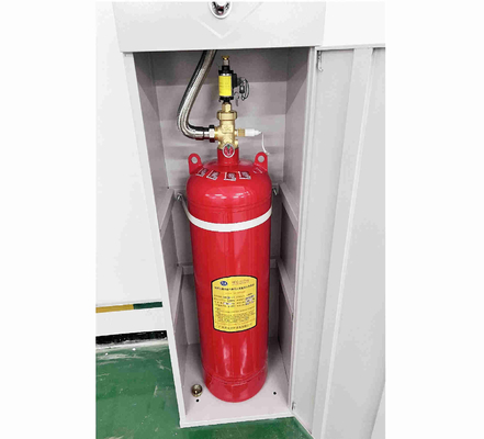 Heptafluoropropane Fm200 Yangın Söndürme Sistemi Tek Bölge Kontrolü 90L Silindirlerle