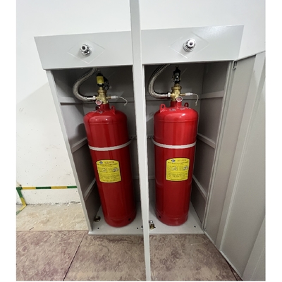 Heptafluoropropane Fm200 Yangın söndürme sistemi 120L Kırmızı dolap tipi
