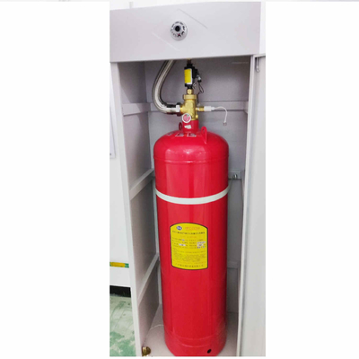 Kırmızı FM200 Kabine Yangın Önleme Sistemi Yangın Koruma Seviyesi A B C Yangınlar Maksimum Doldurma Hızı 0.95kg/L
