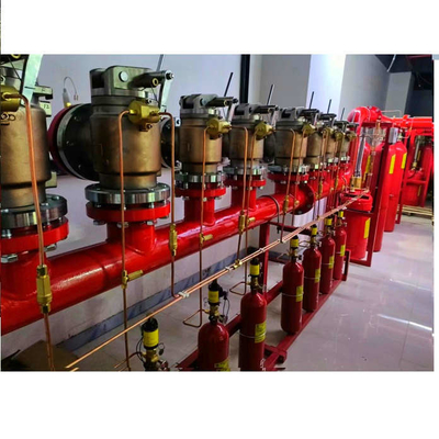 70L - 180L FM200 Yangın söndürme sistemi Temiz gaz gazlı yangın söndürme sistemi