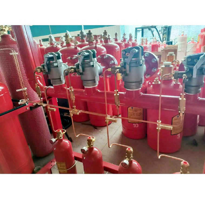 Heptafluoropropan yangın koruma ekipmanları FM200 boru ağ sistemi