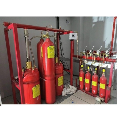 Temizlik %99.99 FM200 A sınıfı yangın koruma derecesi DC24V için boru ağ sistemi