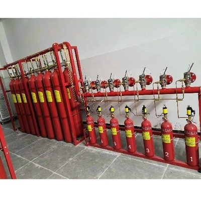 Kapalı Su Fırtınası FM200 Inert Gaz Yangın Koruma Sistemi Otomatik veya manuel çalıştırma
