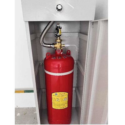 Kırmızı Hfc-227ea FM200 Kabine Sistemi 120L çelik gaz bastırma sistemi
