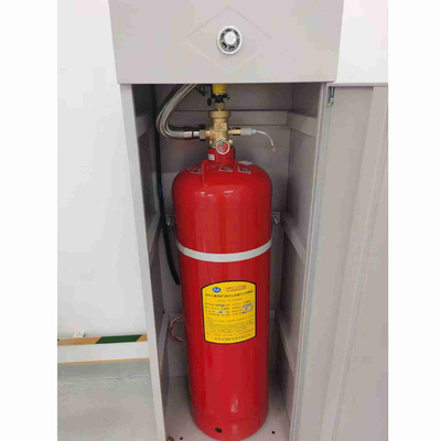 Kırmızı Hfc-227ea FM200 Kabine Sistemi 120L çelik gaz bastırma sistemi