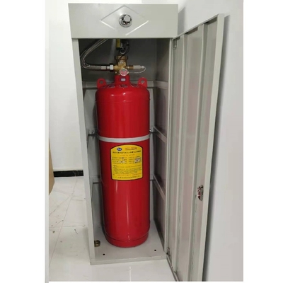 FM200 150L kırmızı şişe 2.5Mpa ile kabin yangın söndürme cihazı
