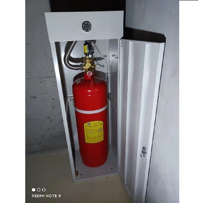 FM200 gaz yangın söndürücü, kırmızı şişe seti alarmı sistemi ile yangın tespiti için