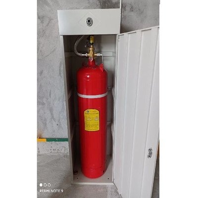 100L FM200 Hfc-227ea Kabine Yangın söndürücü Tek şişe 2.5MPa