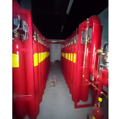 İletişim tesisleri için 15MPa IG541 Inert gaz yangın söndürme sistemi
