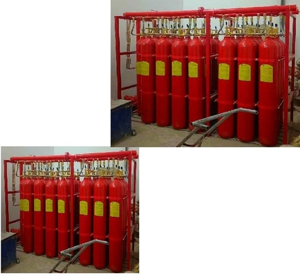 Yüksek verimli karışık gaz yangın söndürme sistemi insanlı yerlerde kullanılabilir