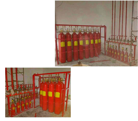 Yüksek verimli karışık gaz yangın söndürme sistemi insanlı yerlerde kullanılabilir