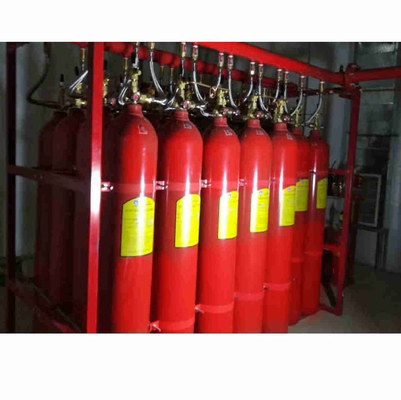 Kırmızı IG100 Yangın Söndürme Sistemi 20MPa Karışık Gaz Yangın Söndürme Sistemi