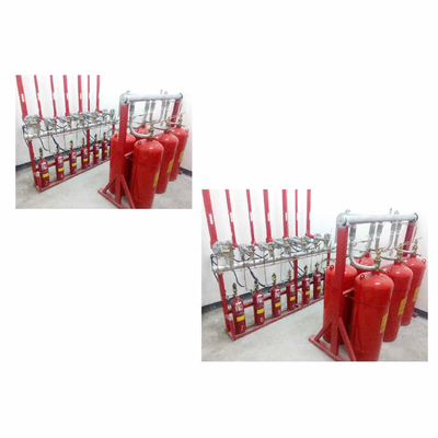 Çoklu Bölge Yangın Gazı Baskı Sistemi Heptafluoropropan 70L 90L 100L 120L Kapasite