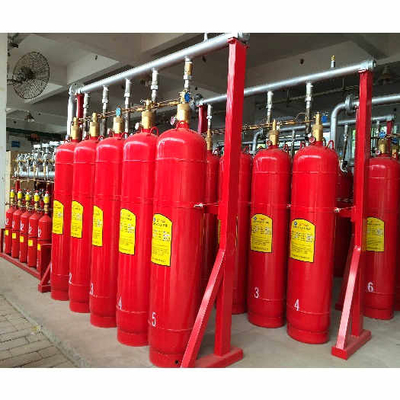 Heptafluoropropan FM200 boru ağ sistemi esnek gaz yangın söndürme sistemi