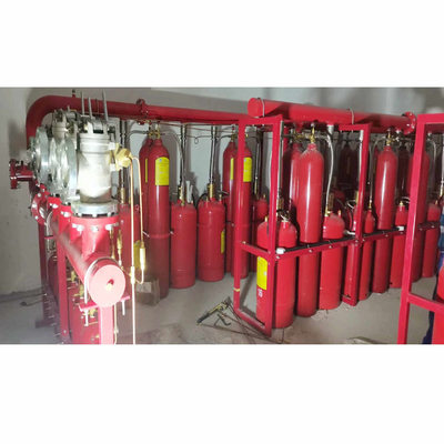 Kokusuz FM200 Piston Akış Sistemi Çoklu Odalar için Gaz Yangın Söndürme Sistemi