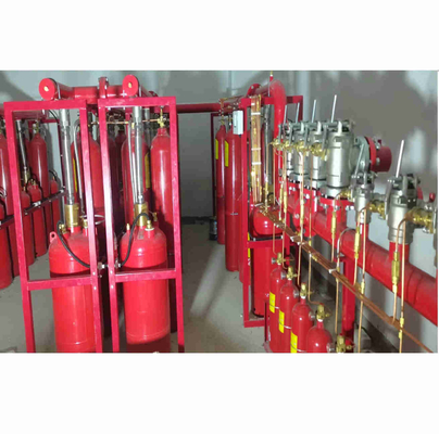 Kokusuz FM200 Piston Akış Sistemi Çoklu Odalar için Gaz Yangın Söndürme Sistemi