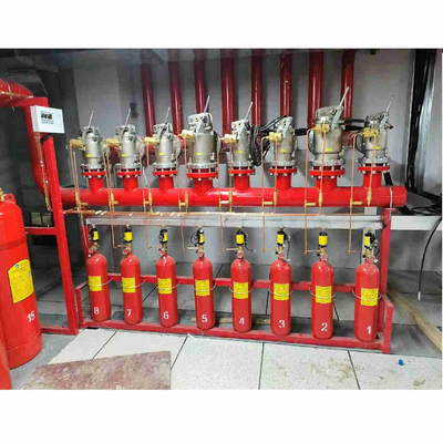 Yüksek Güvenlik HFC-227ea FM200 Piston Akış Sistemi Gaz Baskı Sistemi Boru Ağı Tipi