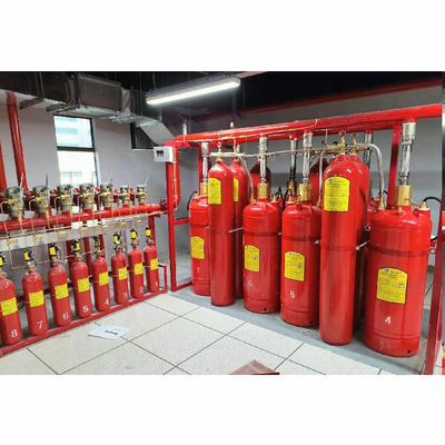 Boru hattı tipi FM200 Piston Akış Sistemi Heptafluoropropan Gaz Baskı Sistemi